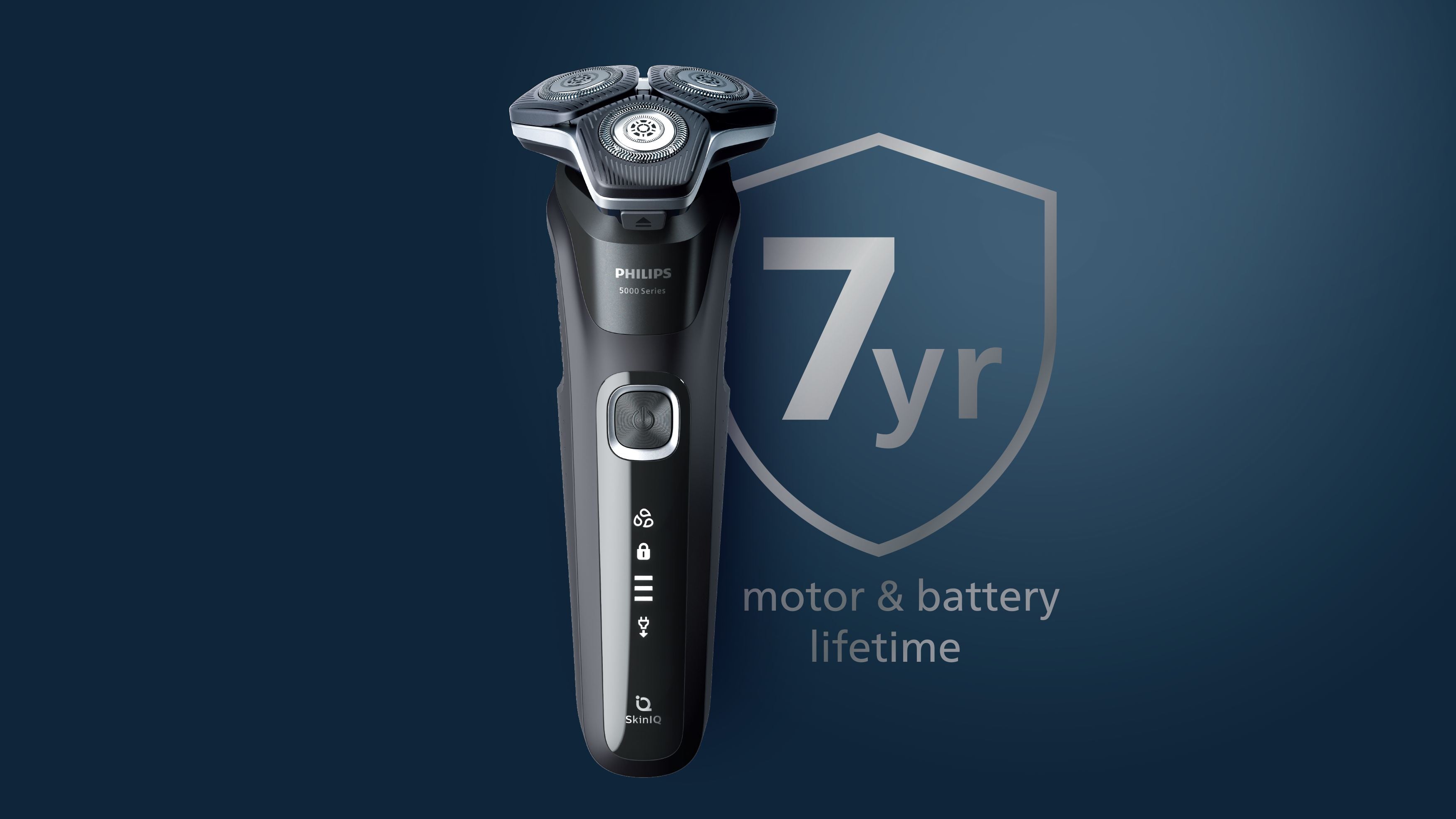 Philips SHAVER Series 5000 S5884/50 rasoir pour homme Rasoir rotatif Tondeuse Noir, Vert