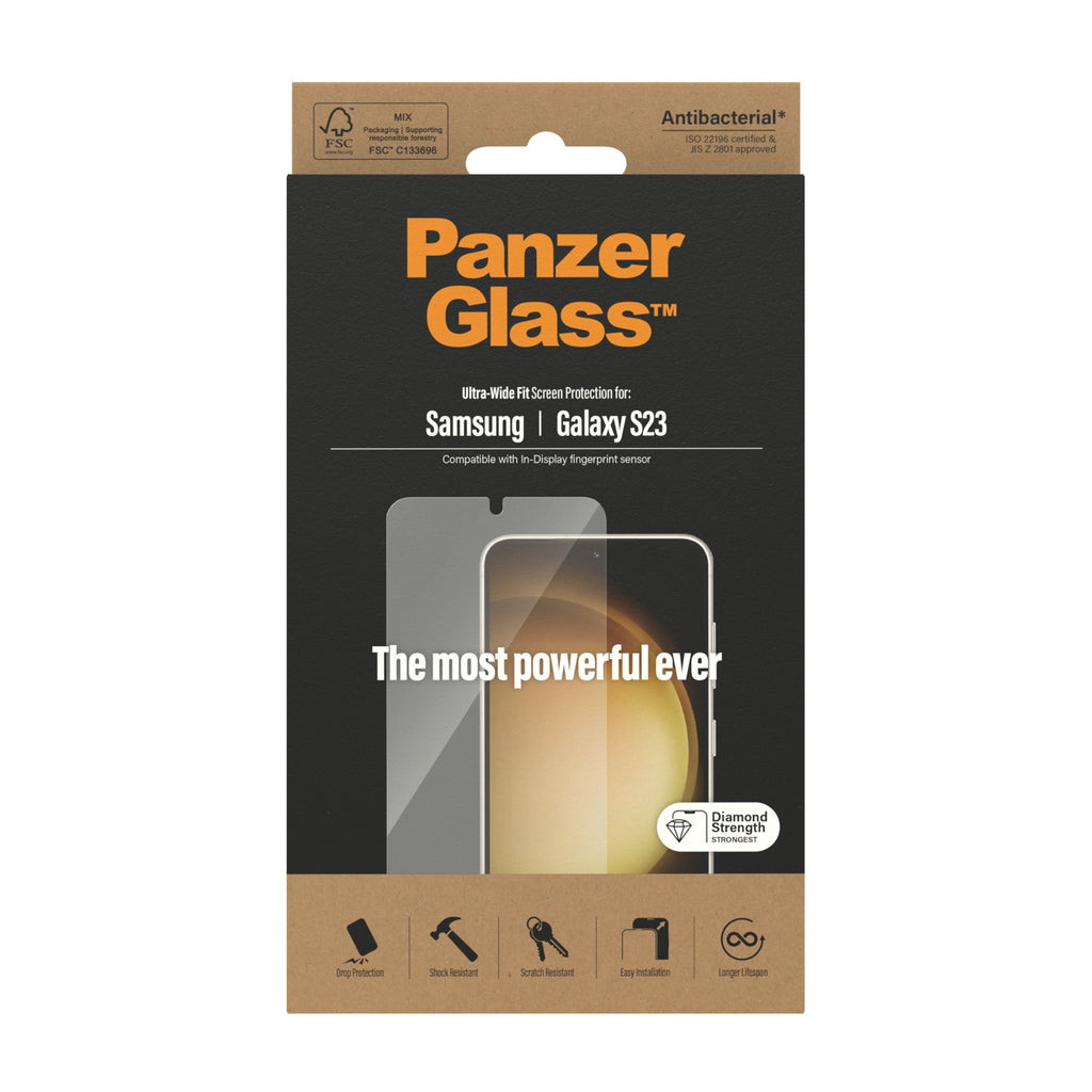 PanzerGlass PanzerGlass ® Screen Protector Samsung Galaxy S23 | Ultra-Wide Fit Protection d'écran transparent 1 pièce(s)