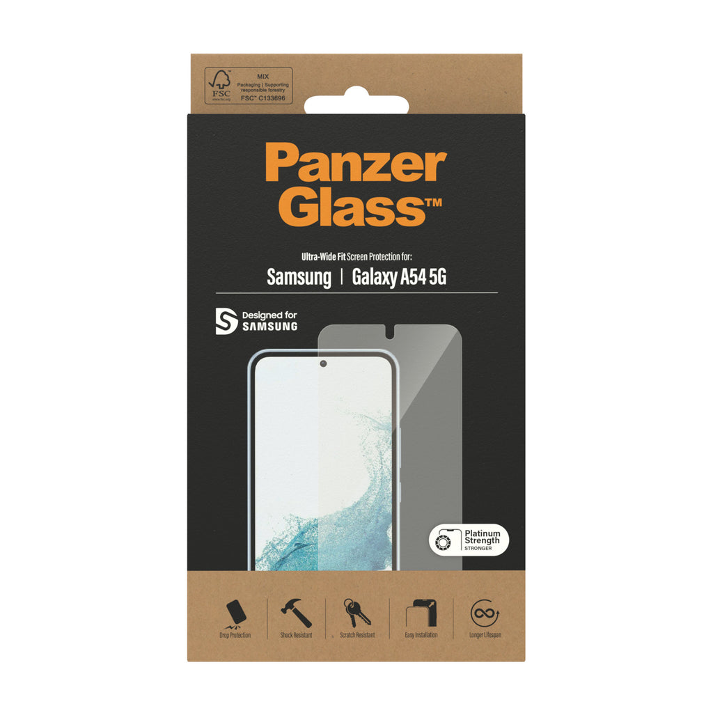 PanzerGlass PanzerGlass ® Screen Protector Samsung Galaxy A54 5G | Ultra-Wide Fit Protection d'écran transparent 1 pièce(s)