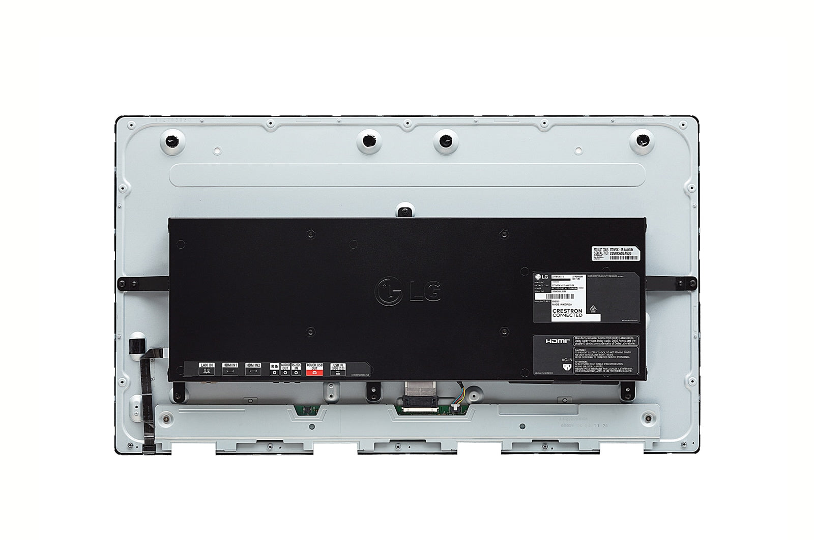 LG 27TNF3K-S Écran d'affichage dynamique Écran plat de signalisation numérique 68,6 cm (27") LED 300 cd/m² Full HD Argent Écran tactile WebOS 16/7