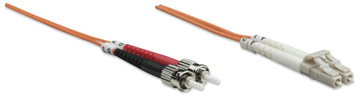 Intellinet 3m LC/ST câble InfiniBand et à fibres optiques Orange