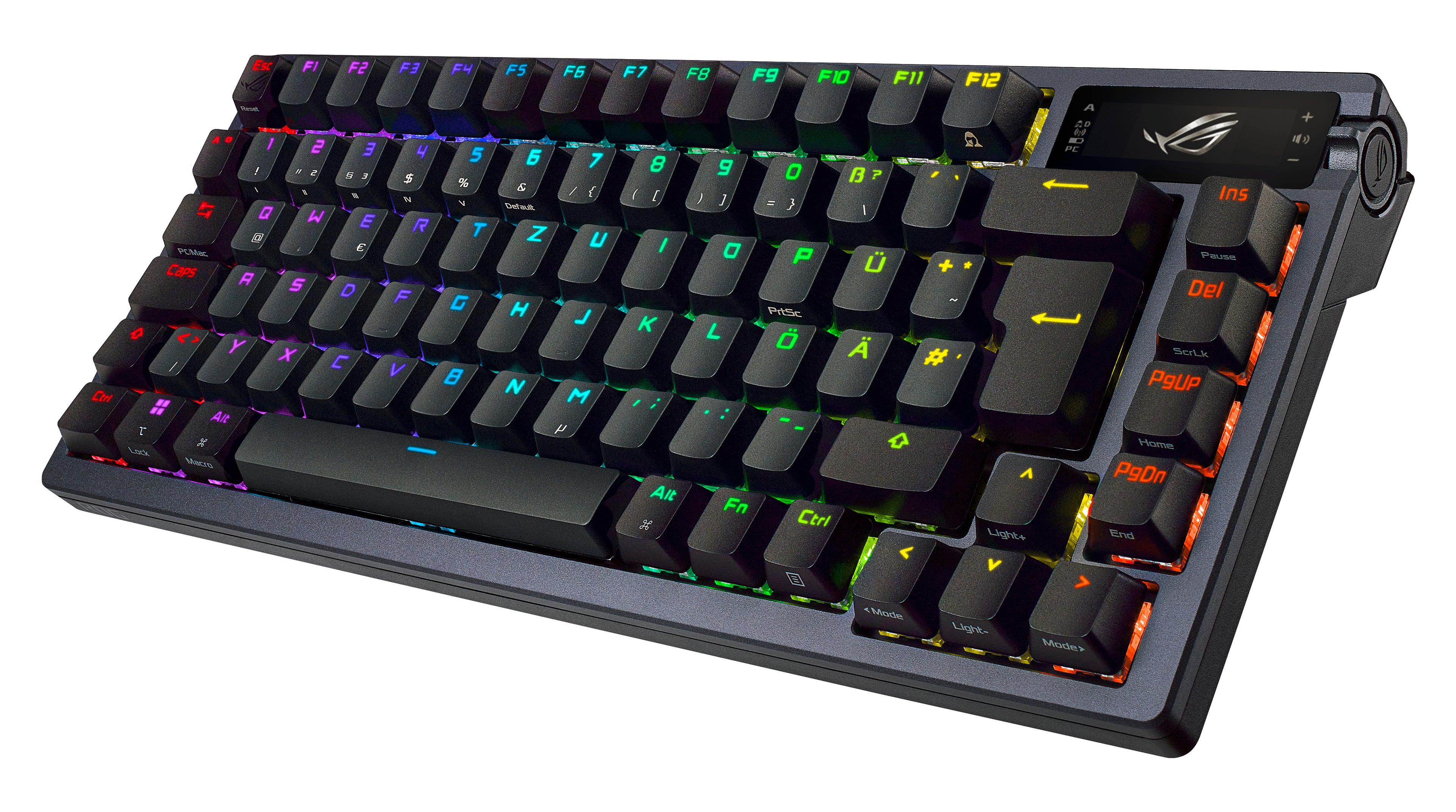 ASUS ROG Azoth clavier Gaming USB + RF Wireless + Bluetooth QWERTY Noir