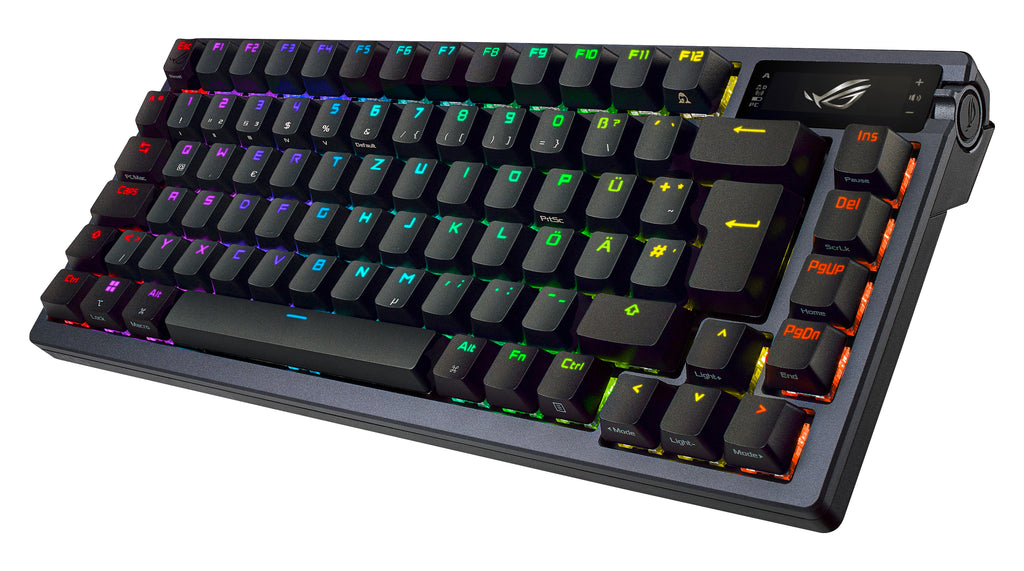 ASUS ROG Azoth clavier Gaming USB + RF Wireless + Bluetooth QWERTY Noir