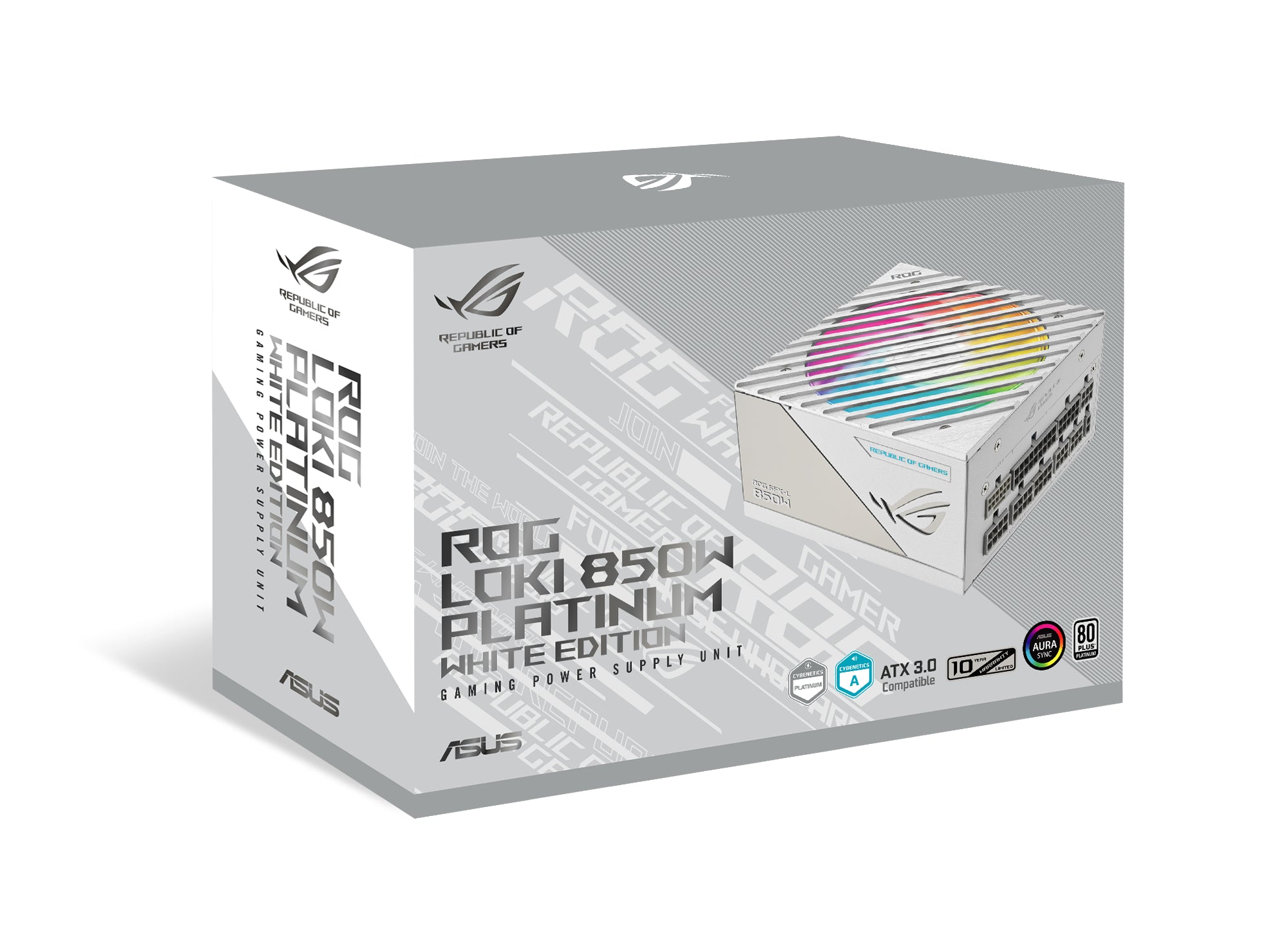 ASUS ROG Loki SFX-L 850W Platinum White unité d'alimentation d'énergie 24-pin ATX Blanc