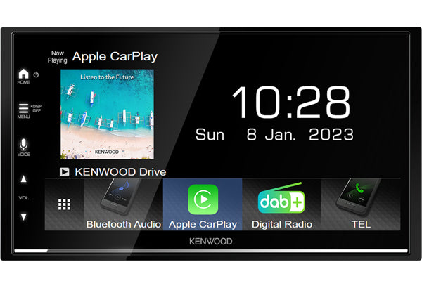 Kenwood DMX7722DABS récepteur multimédia de voiture Noir Wifi Bluetooth