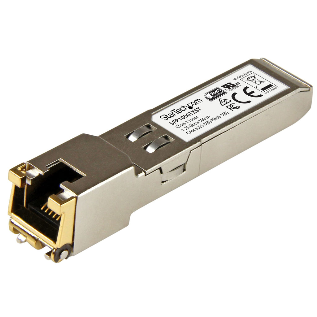 StarTech.com Module Transceiver SFP 1000BASE-TX Gigabit RJ45 Cuivre MSA 100m