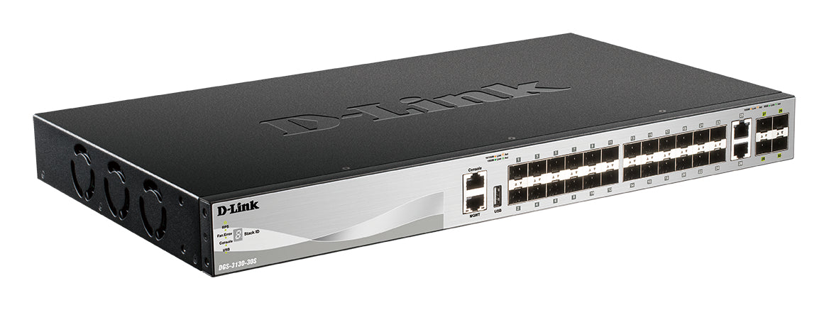 D-Link DGS-3130-30S/E commutateur réseau Géré L3 10G Ethernet (100/1000/10000) Gris