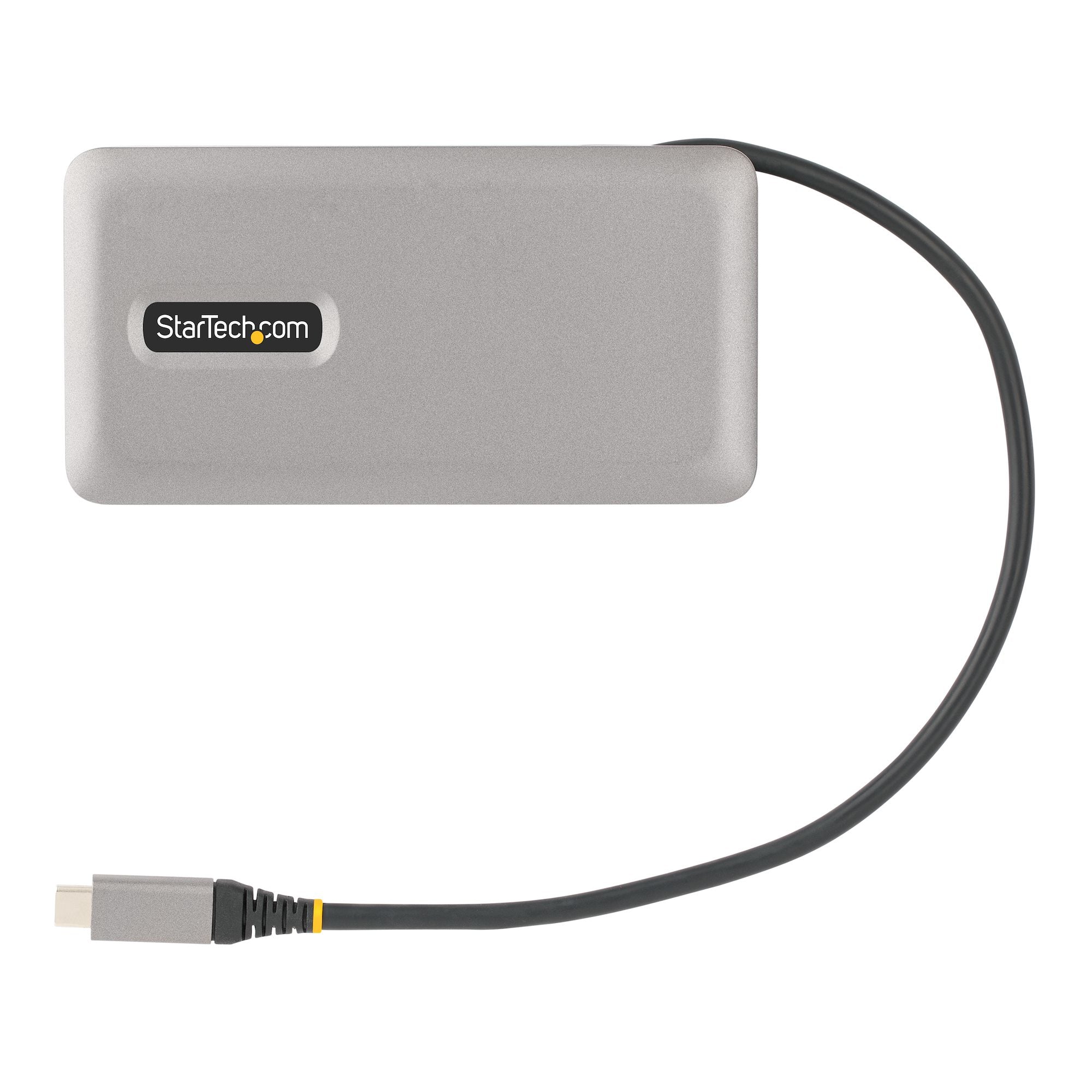 StarTech.com Adaptateur Multiport USB-C - 4K 60Hz HDMI/DP - Hub USB 3 Ports - 100W Power Delivery Pass-Through, GbE, Mini Station d'Accueil/Docking Station avec Chargeur - Adaptateur USB C vers HDMI, Câble de 30cm