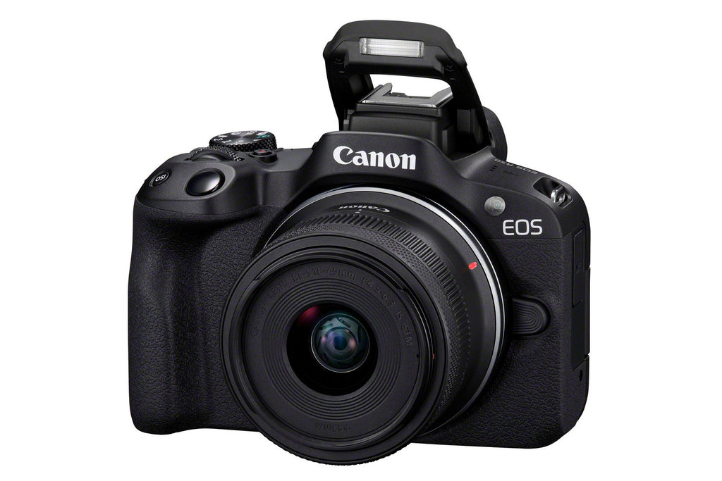 Canon EOS R50, Black + RF-S 18-45 IS STM + RF-S 55-210mm F5-7.1 IS STM Kit MILC 24,2 MP CMOS 6000 x 4000 pixels Noir