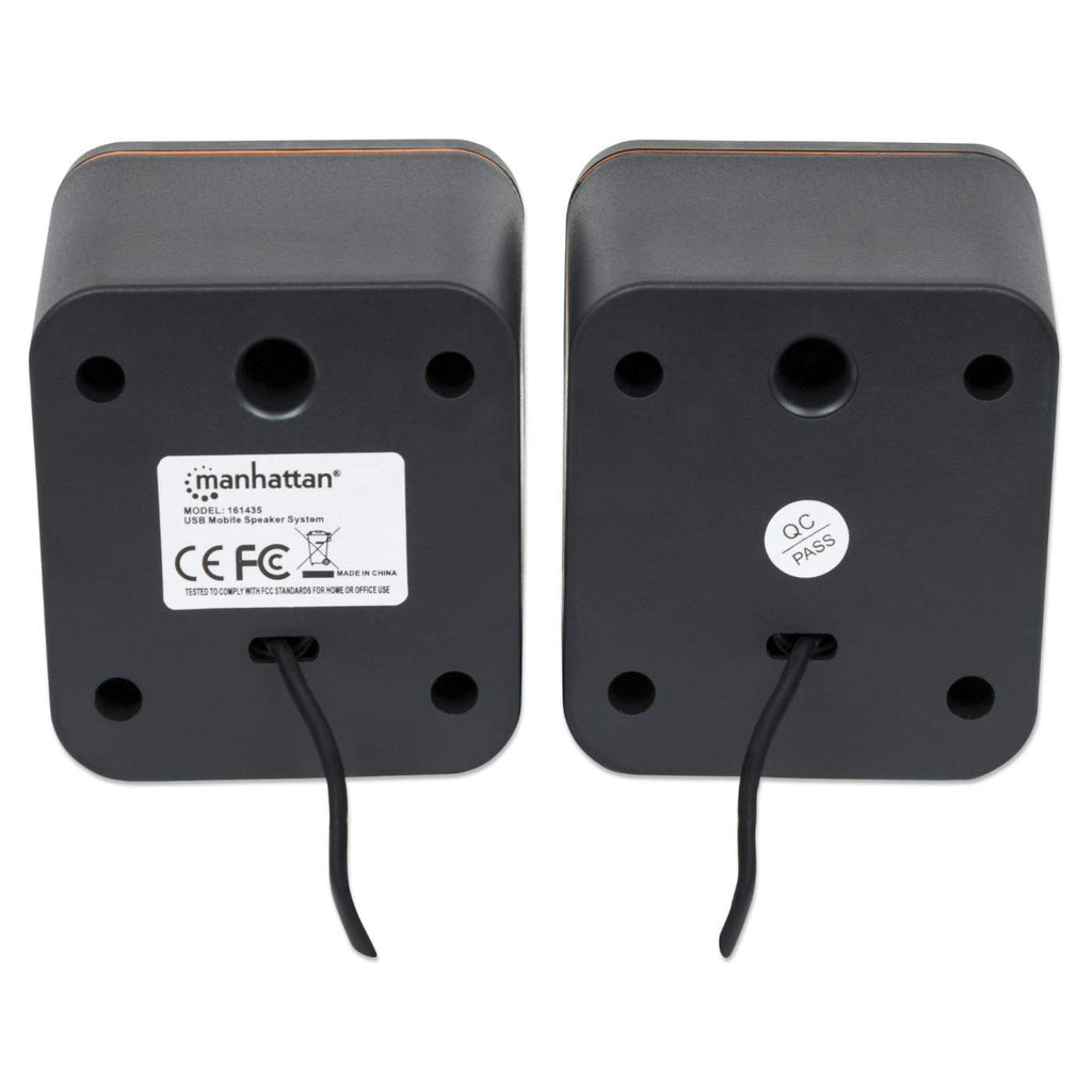 Manhattan 161435 haut-parleur Noir Avec fil 6 W