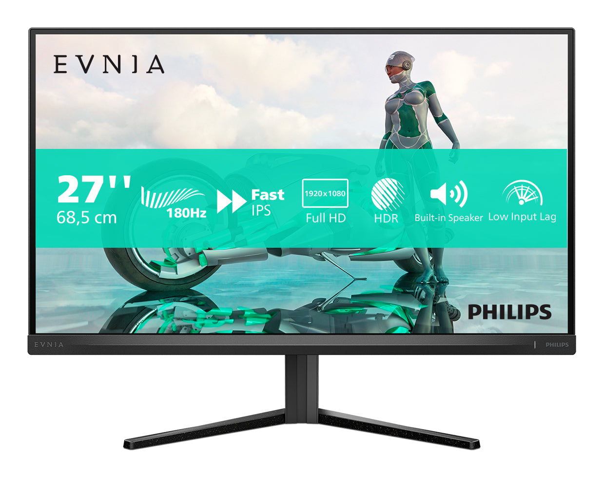Philips Evnia 27M2N3200S/00 écran plat de PC 68,6 cm (27") 1920 x 1080 pixels Full HD LCD Noir