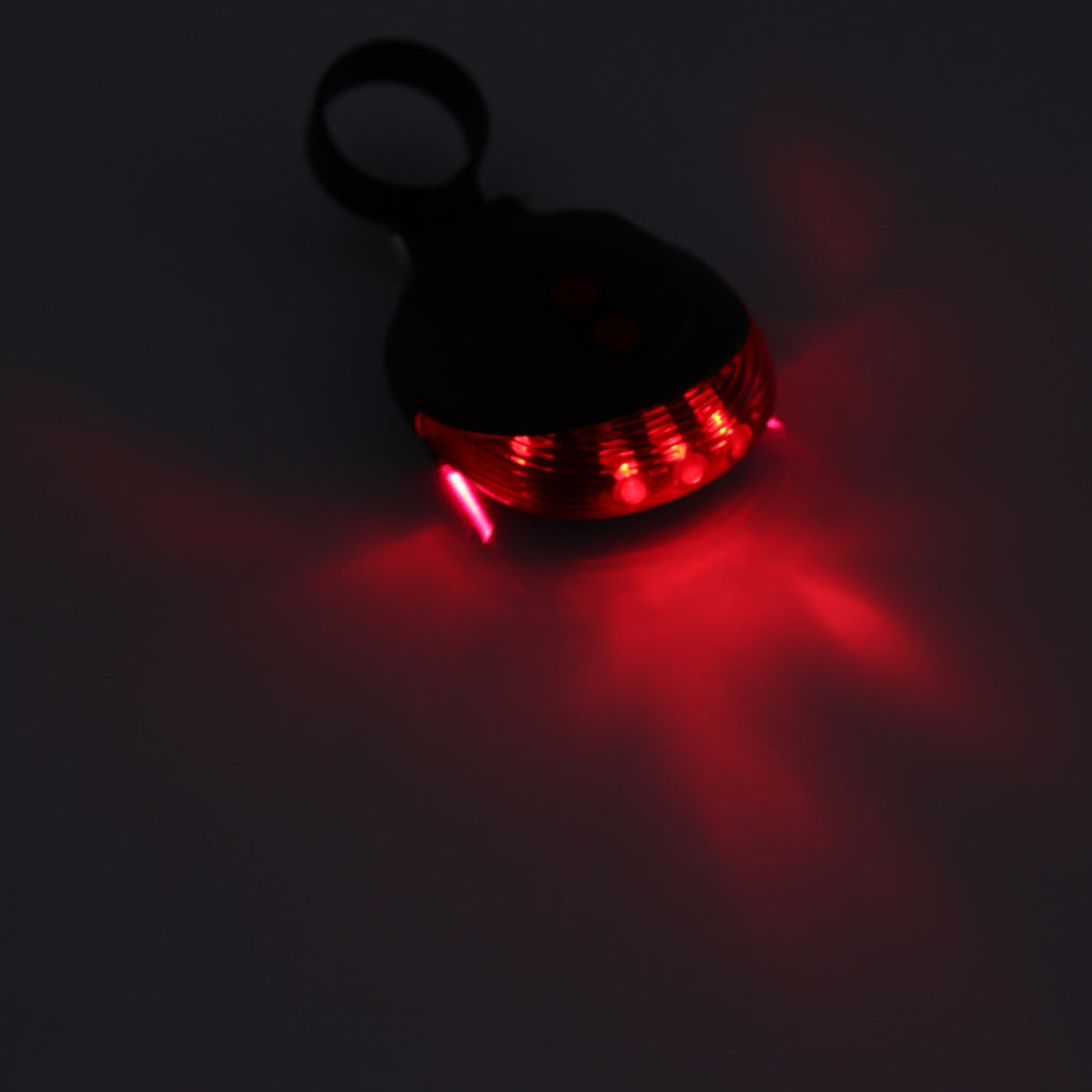 LAMPKA ROWEROWA LASEROWA 5 LED LASER NA TYŁ