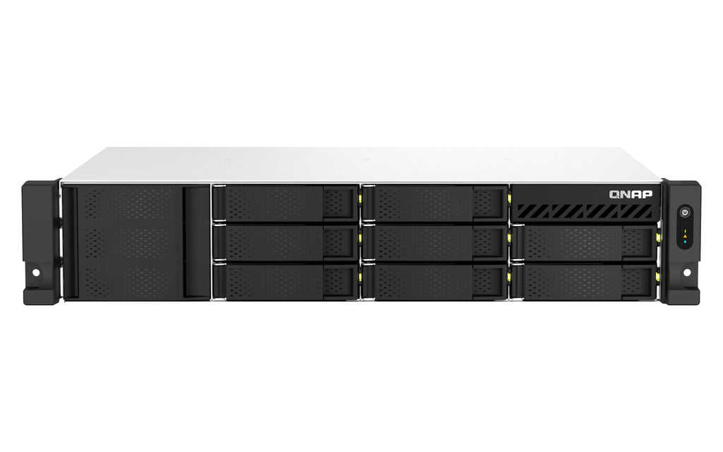 QNAP TS-864EU-RP NAS Rack (2 U) Intel® Celeron® N5095 8 Go DDR4 0 To QNAP Turbo System Noir