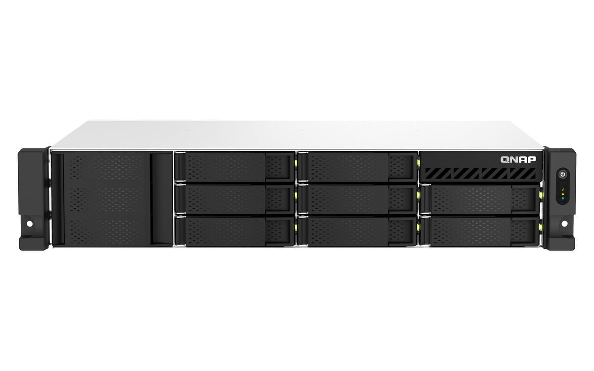 QNAP TS-864EU-RP NAS Rack (2 U) Intel® Celeron® N5095 8 Go DDR4 0 To QNAP Turbo System Noir