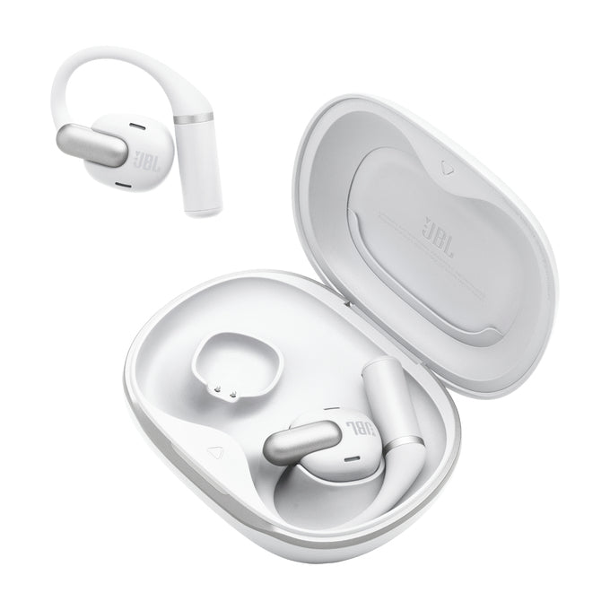 JBL Sense Pro Casque True Wireless Stereo (TWS) Crochets auriculaires Appels/Musique USB Type-C Bluetooth Socle de chargement Blanc