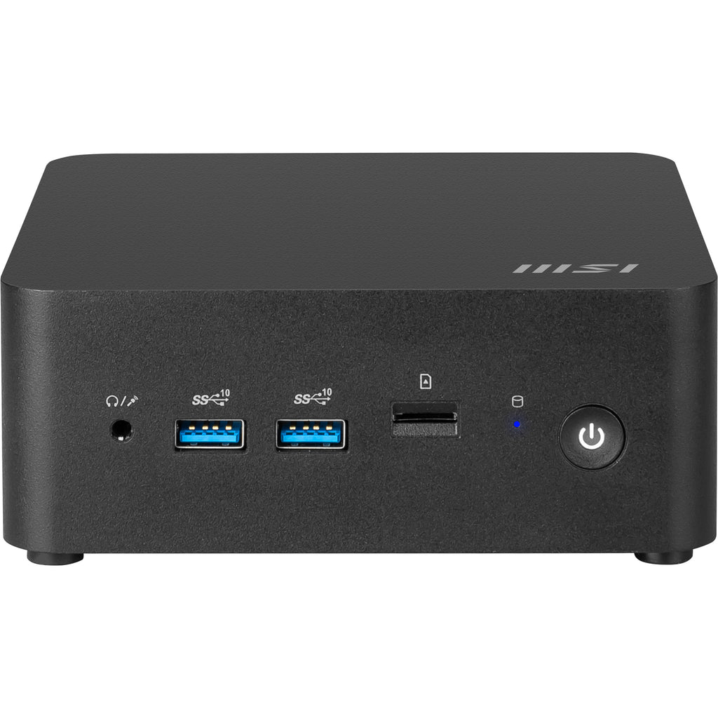 MSI Cubi NUC 1MG-019DE Mini PC Intel Core 7 150U 16 Go DDR5 512 Go SSD Windows 11 Pro Noir