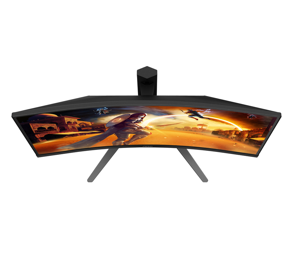 AOC G4 CQ27G4Z2P écran plat de PC 68,6 cm (27") 2560 x 1440 pixels Quad HD LCD Noir, Rouge