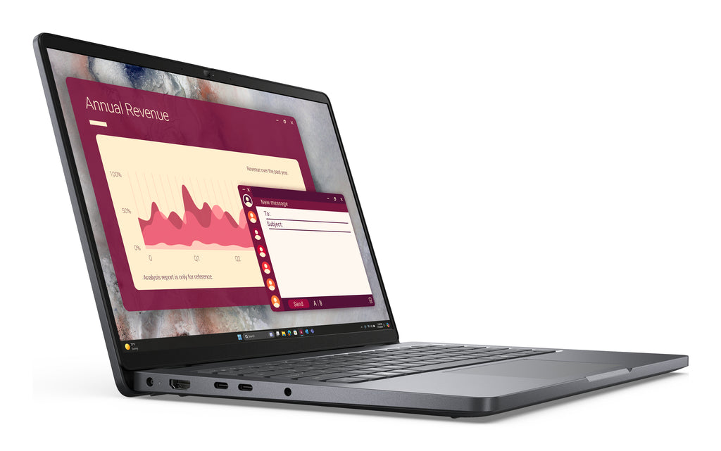 DELL Pro 14 PC14250 Intel Core 5 120U Ordinateur portable 35,6 cm (14") Full HD+ 16 Go DDR5-SDRAM 512 Go SSD Wi-Fi 6E (802.11ax) Windows 11 Pro Allemand Noir