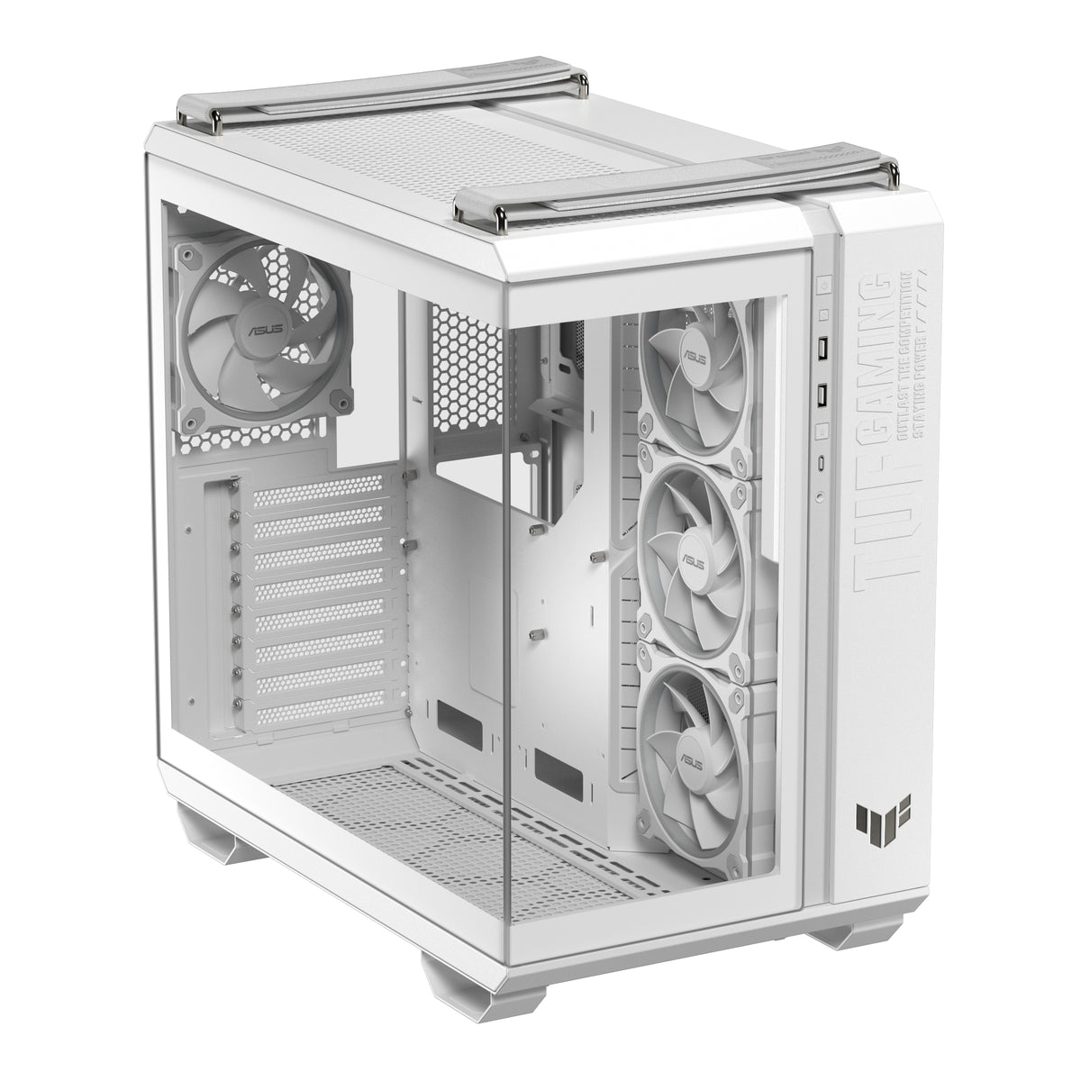 ASUS TUF GAMING GT502 Horizon TG ARGB White Midi Tower Blanc