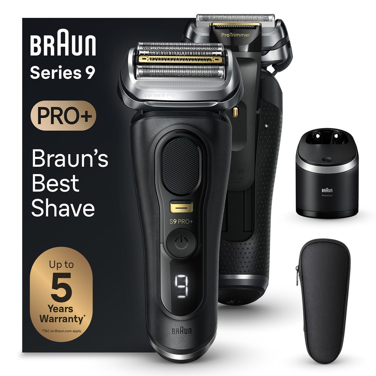 Braun Series 9 Pro+ 9560cc Rasoir Électrique Noir