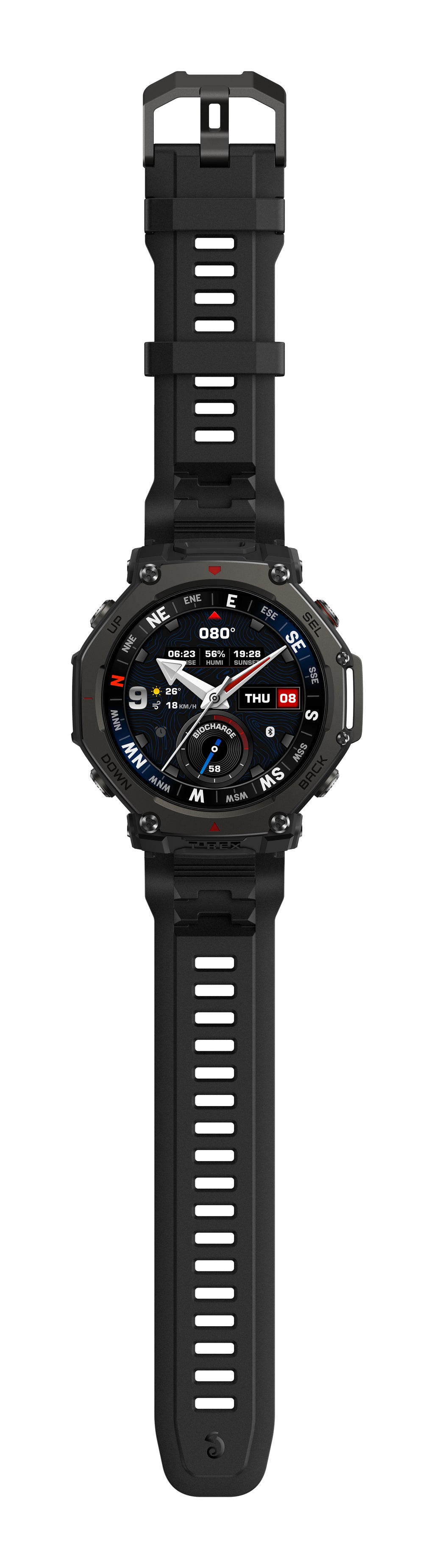 Amazfit T-Rex 3 Pro Montre Connectée AMOLED 1.5" 48mm GPS Wifi Noir