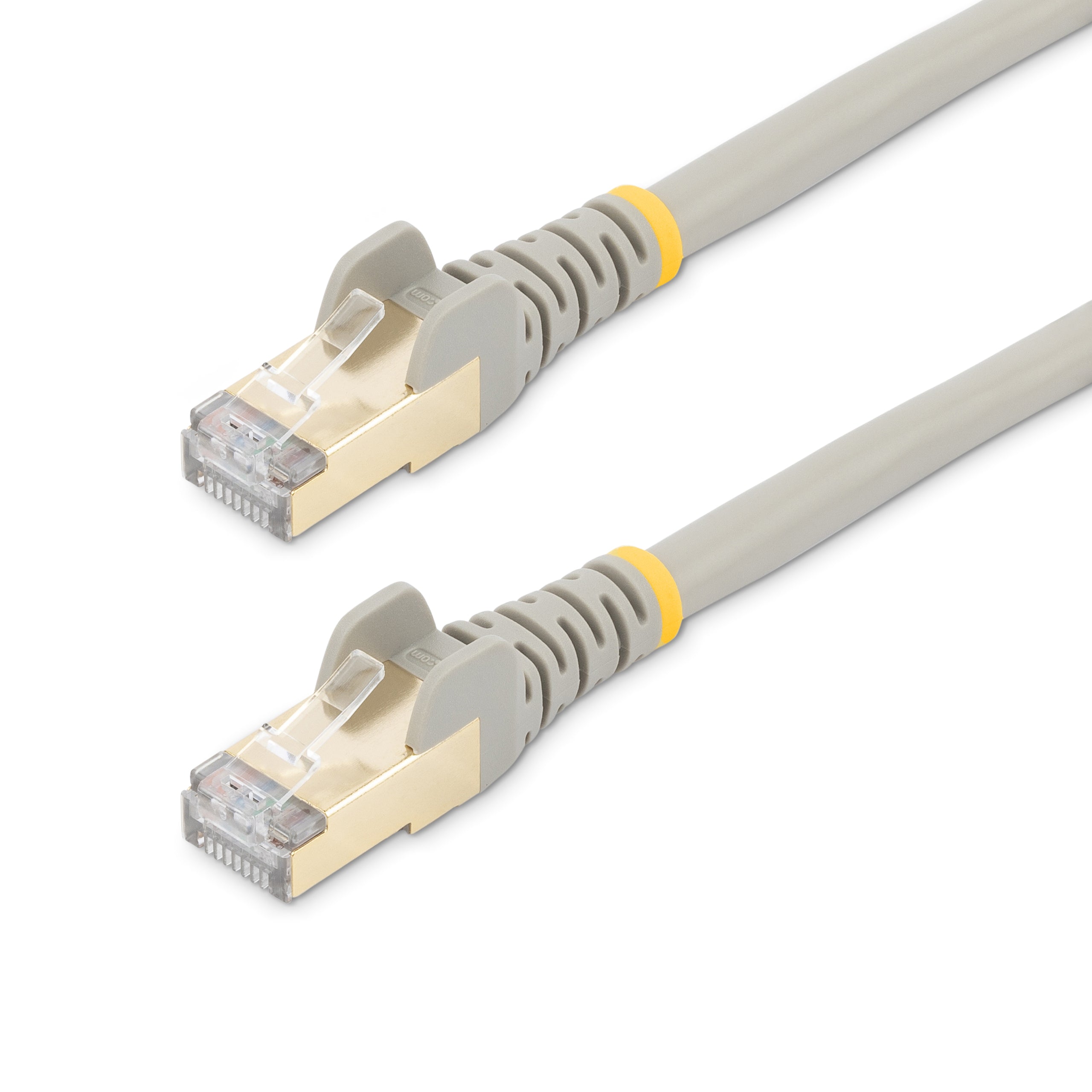 StarTech.com Cordon de raccordement CAT6a - 1,5 m - Sans crochet - Câble patch RJ45 - Gris