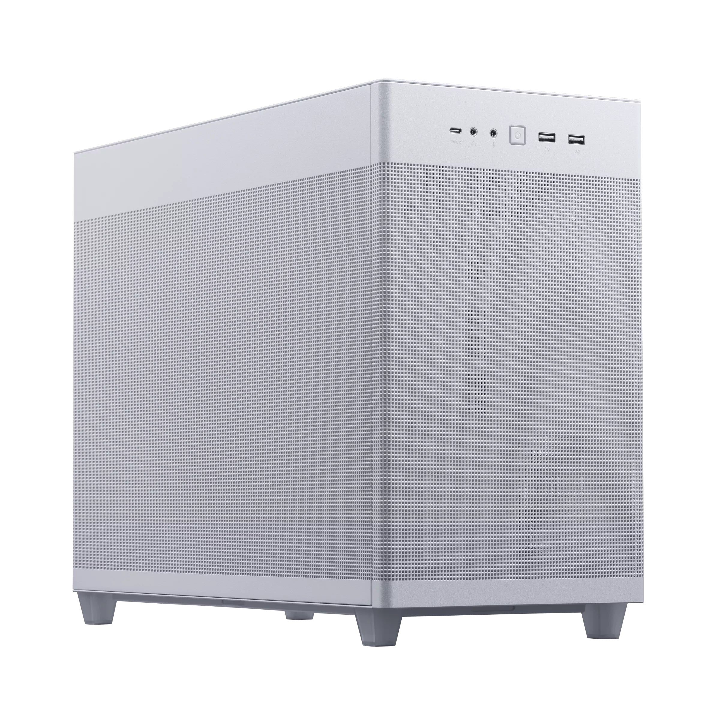 ASUS Prime AP201 MicroATX Mini Tower Blanc