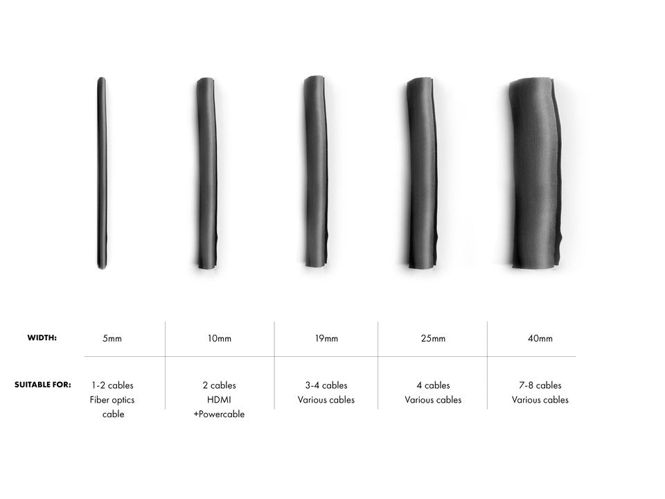 Multibrackets 4197 range-câbles Douille de câble Noir 1 pièce(s)