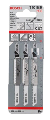 Bosch Bosch Lames de scie sauteuse T 101 BR Clean for Wood