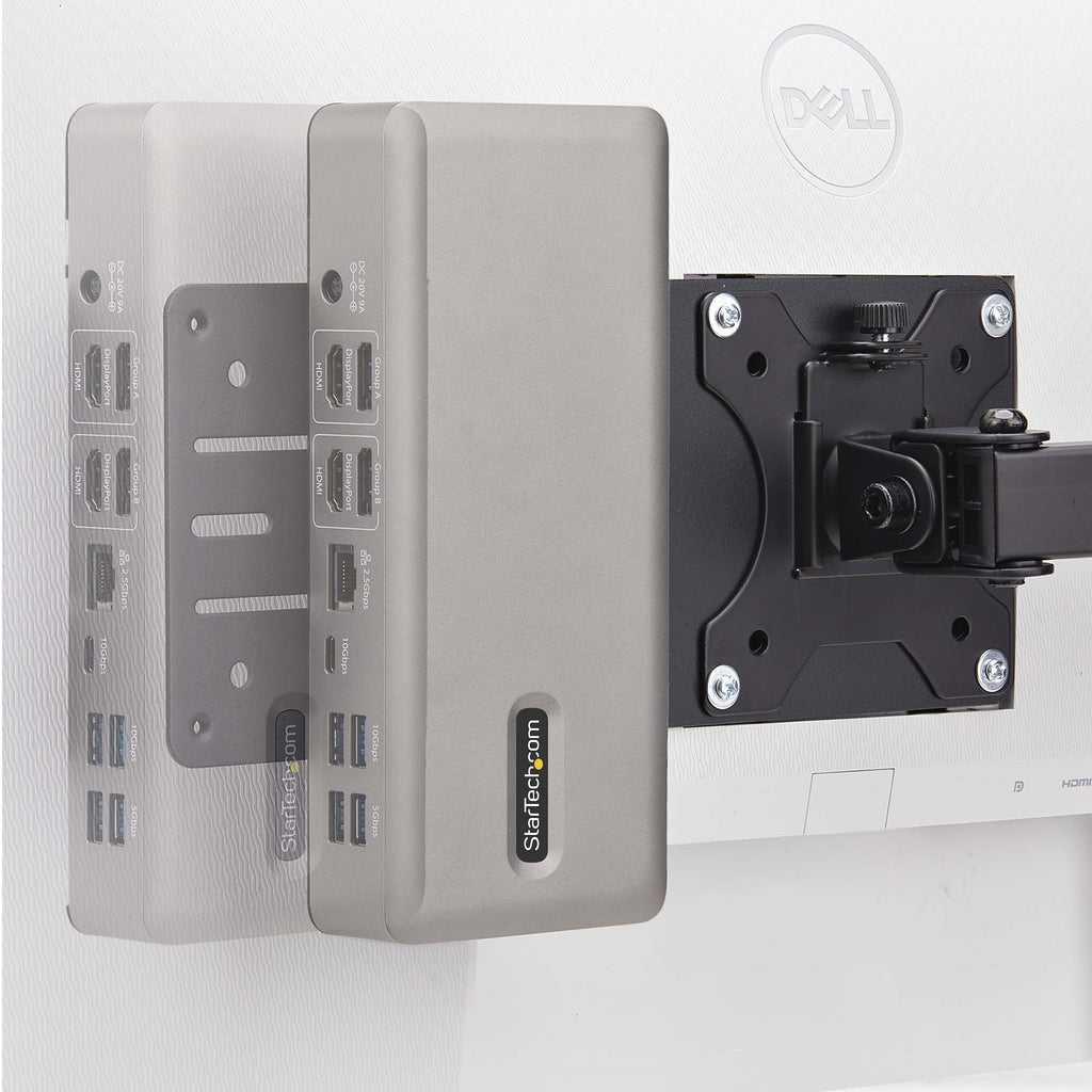 StarTech.com Support de Montage VESA pour Mini PC, NUC et Stations d'Accueil, Plaque d'Extension 75x75mm et 100x100mm