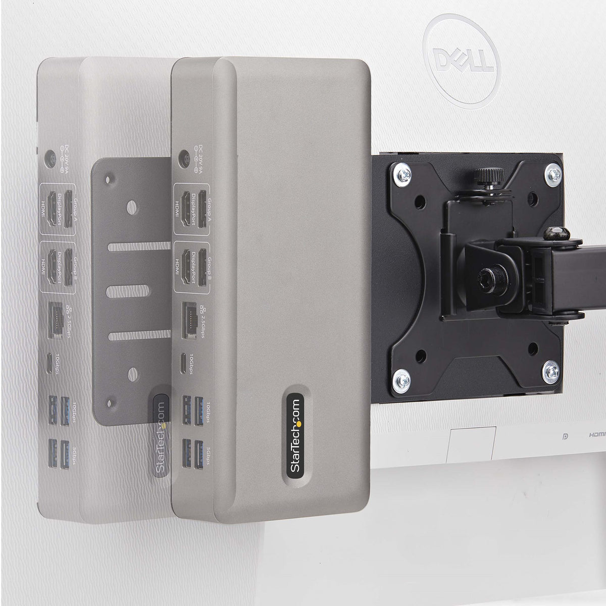 StarTech.com Support de Montage VESA pour Mini PC, NUC et Stations d'Accueil, Plaque d'Extension 75x75mm et 100x100mm