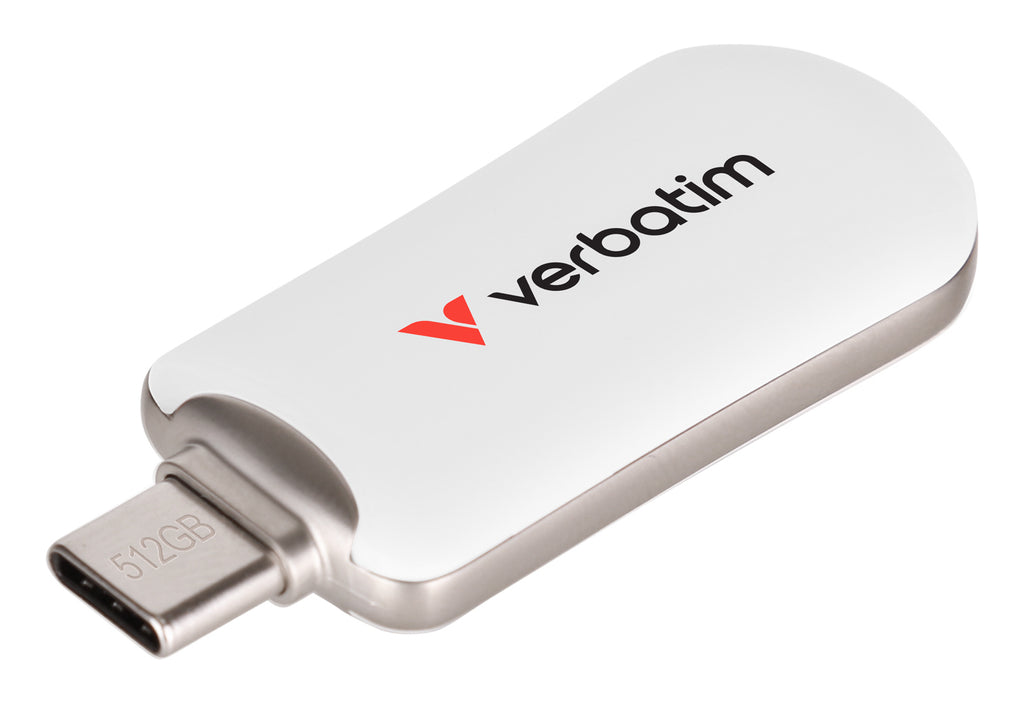 Verbatim 30231 lecteur USB flash 512 Go USB Type-C 3.2 Gen 1 (3.1 Gen 1) Blanc