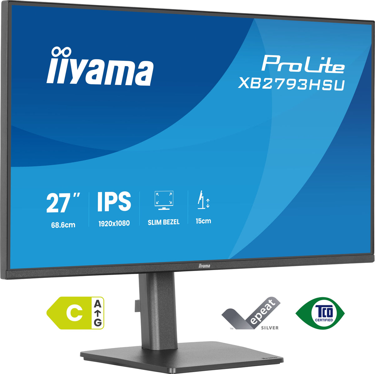 iiyama ProLite XB2793HSU-B1 écran plat de PC 68,6 cm (27") 1920 x 1080 pixels Full HD LED Noir