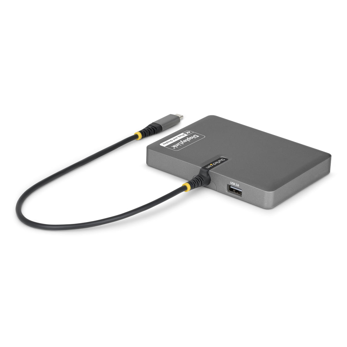 StarTech.com QUAD-USB-HDMI-ADAPT station d'accueil Avec fil USB 3.2 Gen 1 (3.1 Gen 1) Type-C Gris - vue 2