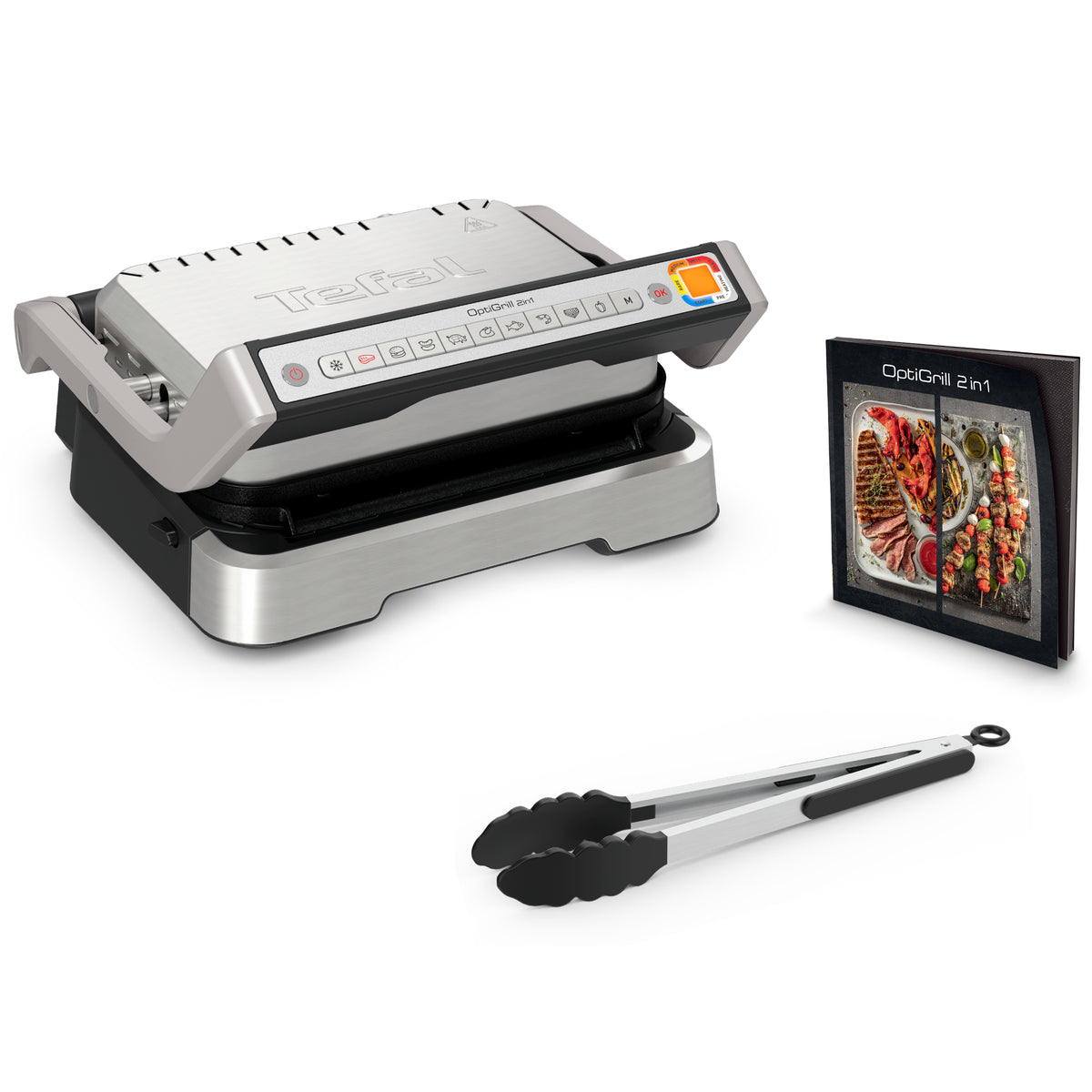 Tefal OptiGrill 2in1 GC773D10 Gril de contact, 2100 W