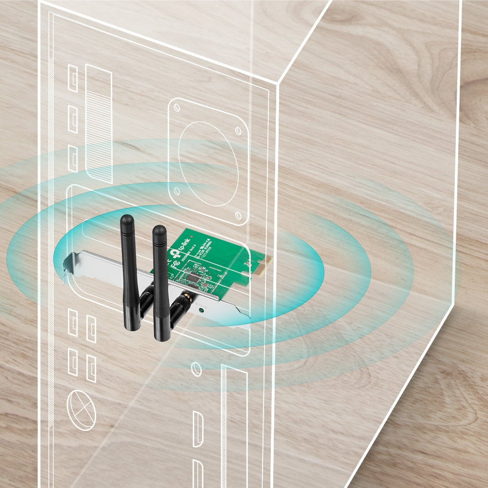 TP-Link TL-WN881ND carte réseau Interne WLAN 300 Mbit/s