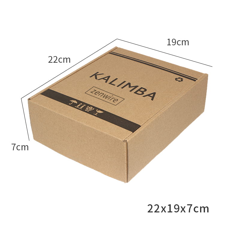 Kalimba, instrument africain, piano Zanza Mbira, 17 touches, en bois, couleur bronze, Zenwire K-01