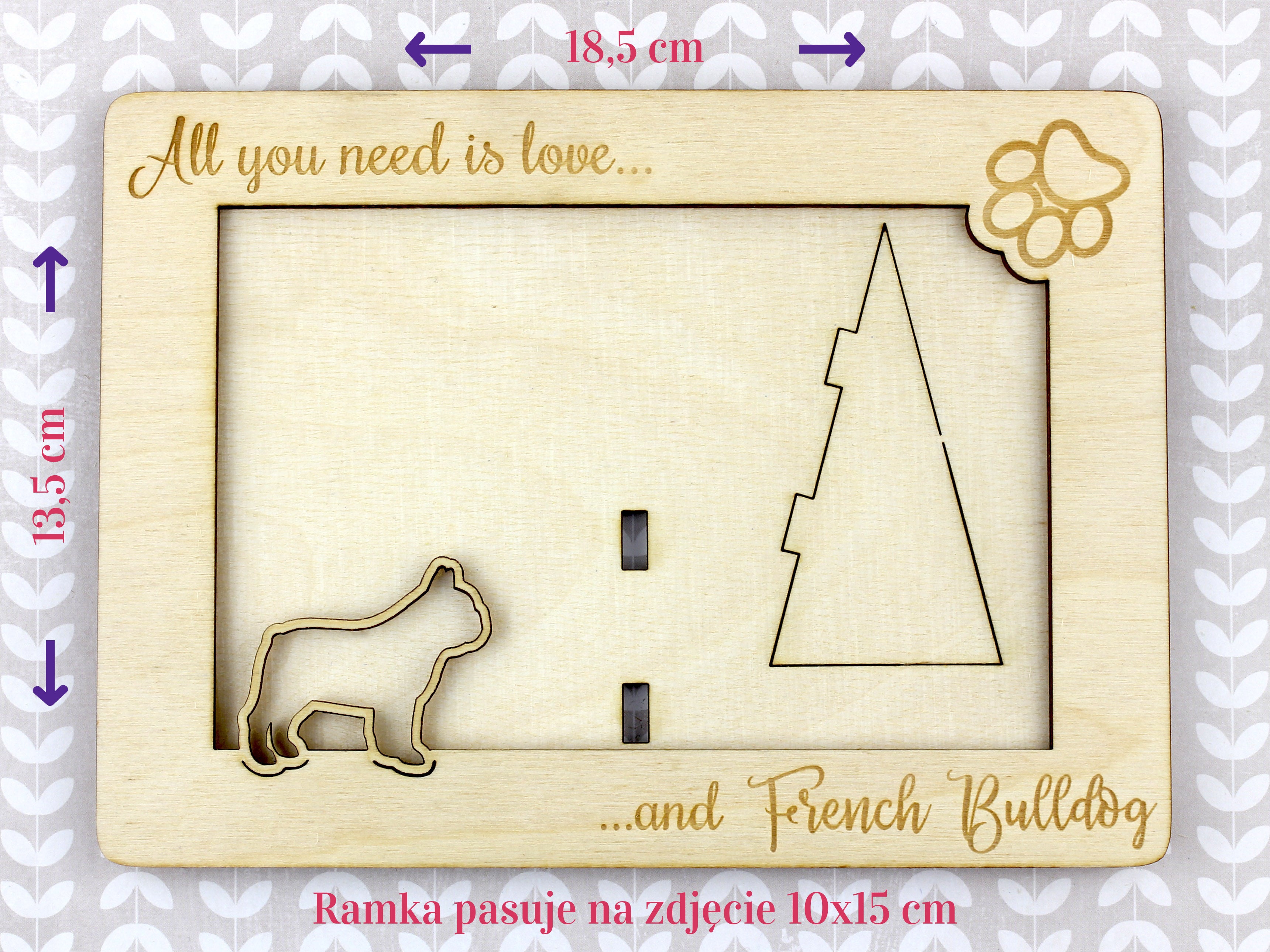 Italian Spinone, Spinone Italiano, Bracco Spinoso - Photo frame, engraved wooden frame, a lovely gadget for the dog lover by Art-Dog