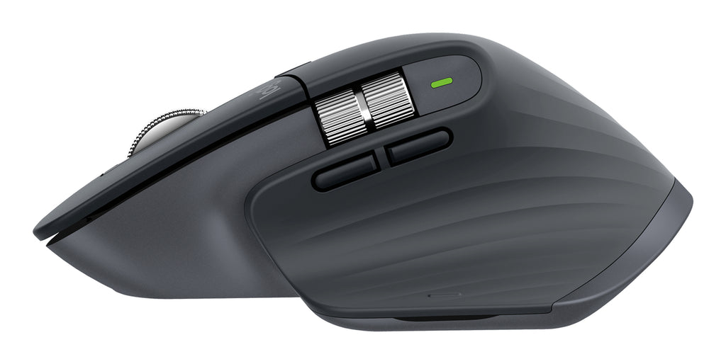Logitech MX Master 3S, ratón inalámbrico de alto rendimiento con desplazamiento ultrarrápido, Ergo, 8000 DPI, seguimiento sobre cristal, clics discretos, Bluetooth, Windows, Linux y Chrome