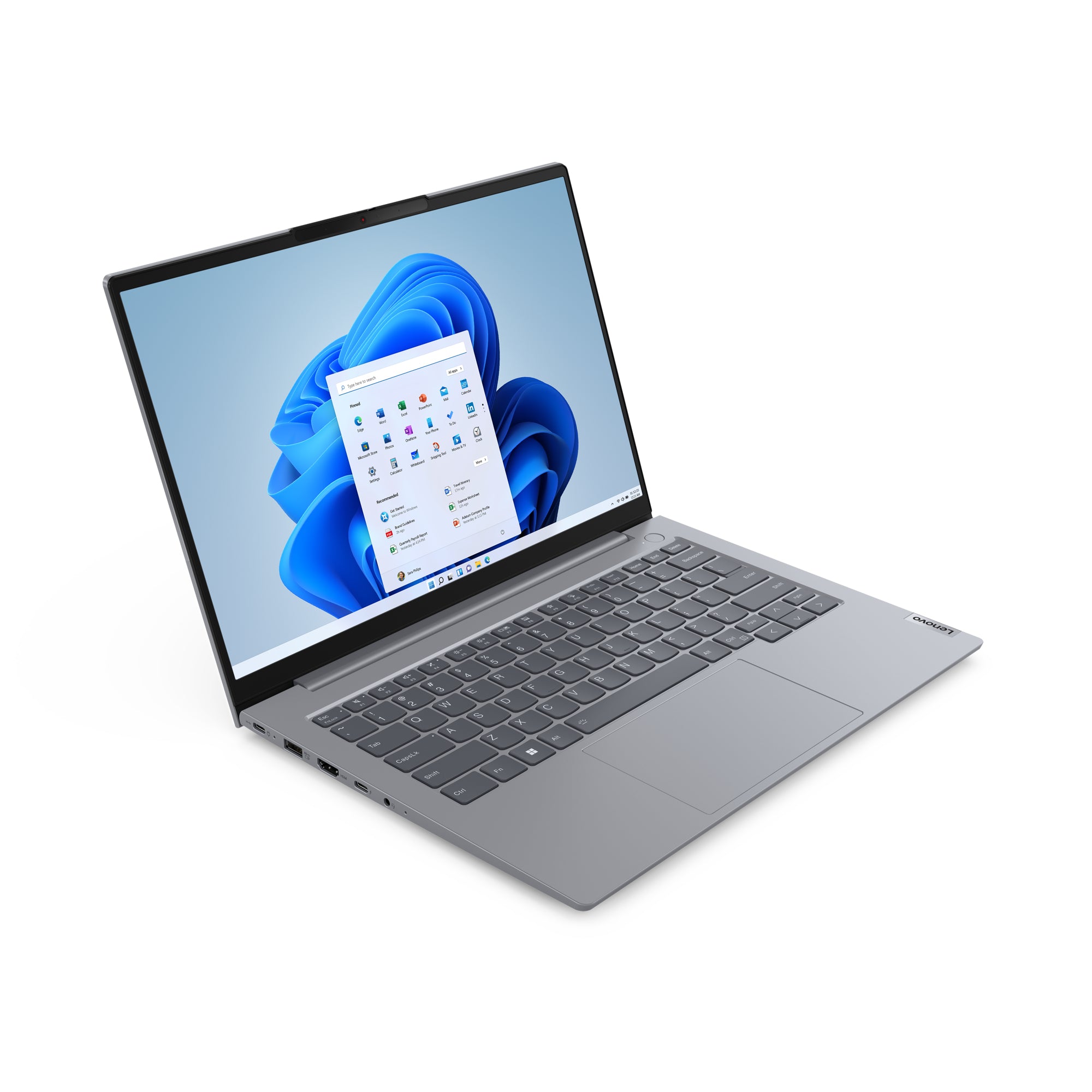 Lenovo ThinkBook 14 G6 IRL Intel® Core™ i5 i5-13420H Ordinateur portable 35,6 cm (14") WUXGA 16 Go DDR5-SDRAM 512 Go SSD Wi-Fi 6 (802.11ax) Windows 11 Pro Nordique Gris