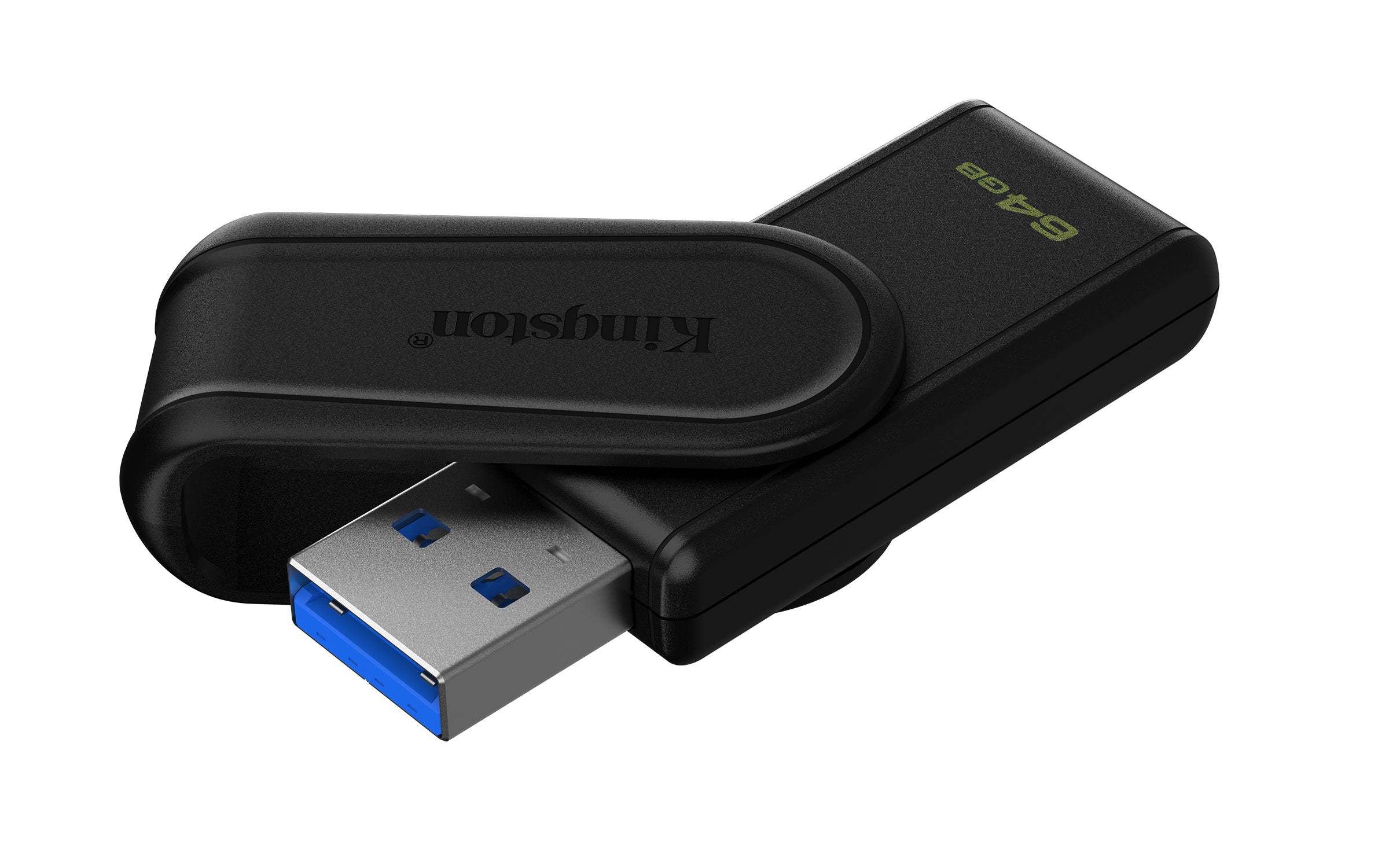 Kingston Technology DataTraveler 64GB Portable USB 3.2 Gen 1 Exodia S (Noir/Noir)