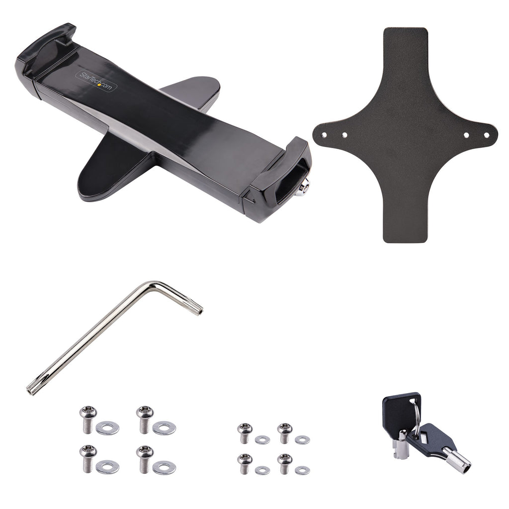 StarTech.com Adaptateur de Montage VESA pour Tablettes 7,9 à 12,5", Support Antivol VESA 75x75/100x100, Noir