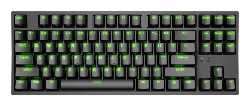 GENESIS Thor 404 TKL US Gateron Yellow clavier Gaming USB QWERTY US International Noir