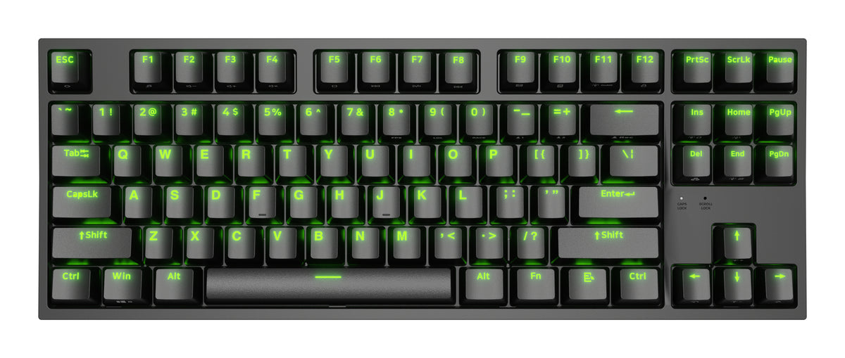GENESIS Thor 404 TKL US Gateron Yellow clavier Gaming USB QWERTY US International Noir
