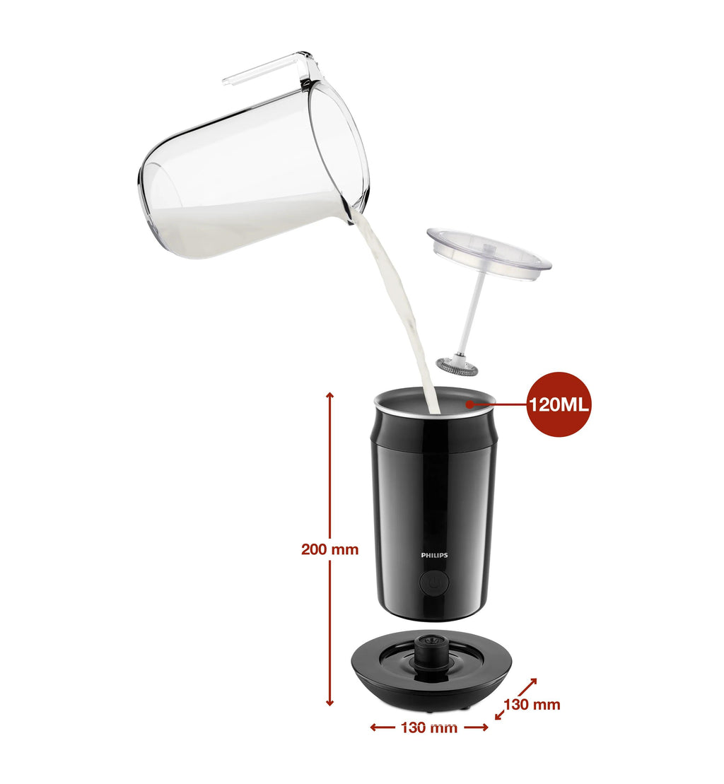 Philips Milk Twister CA6500/63 Mousseur à lait - Noir - vue 2