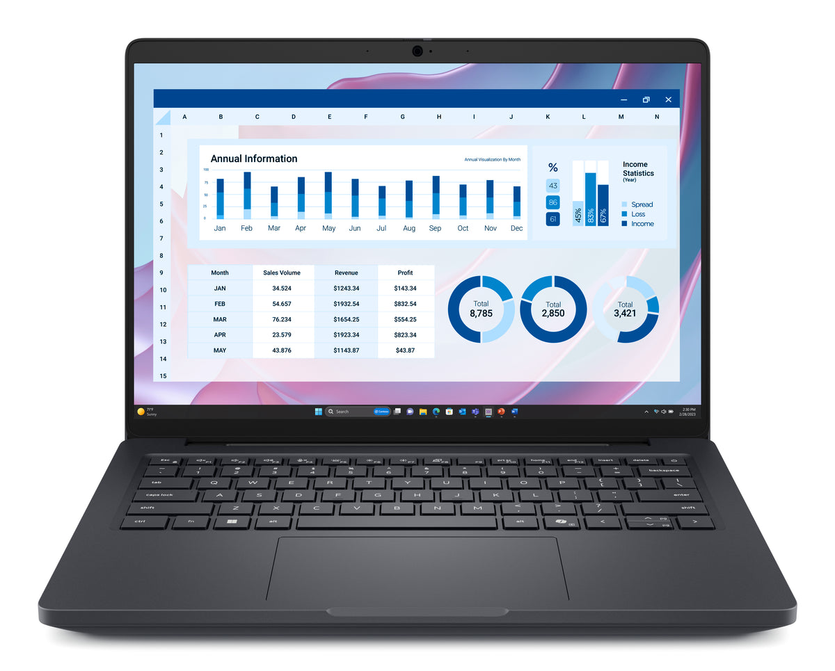 DELL Pro Max 14 MC14255 Copilot+ PC AMD Ryzen AI 7 PRO 350, 14" Full HD+, 16 Go RAM, 512 Go SSD, Wi-Fi 7, Windows 11 Pro