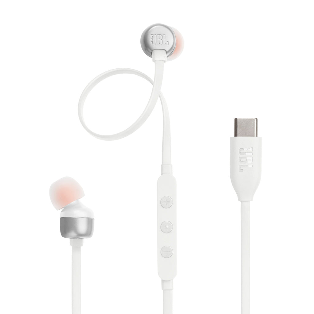JBL Ecouteurs filaires Tune 310C USB Blanc