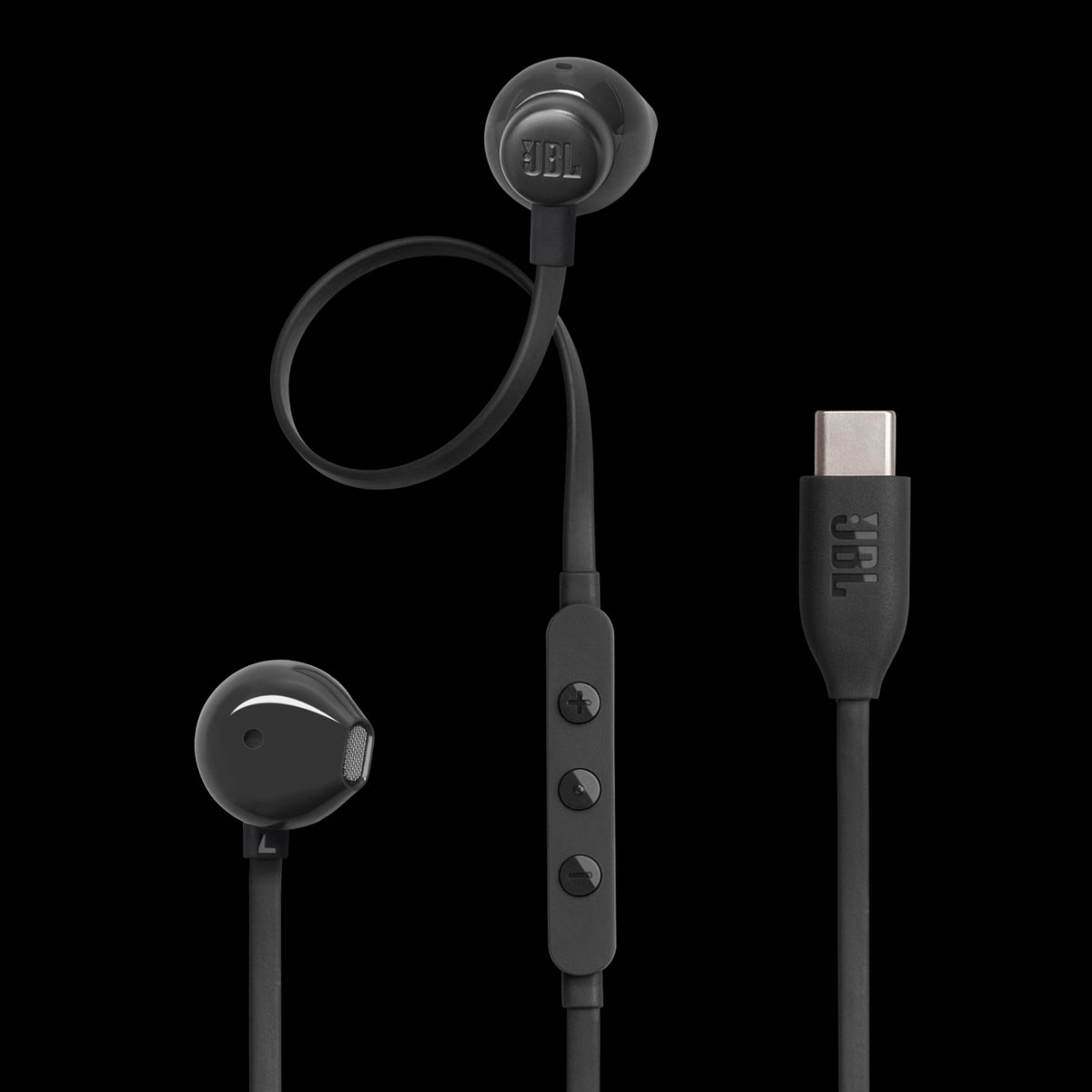 JBL Ecouteurs filaires Tune 305C USB Noir