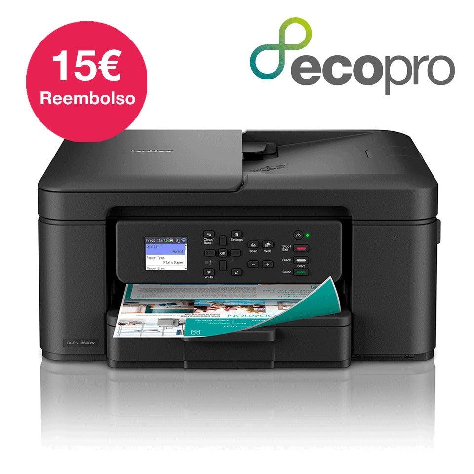 Brother DCP-J1360DW Imprimante à jet d'encre compacte sans fil 3-en-1 - vue 4