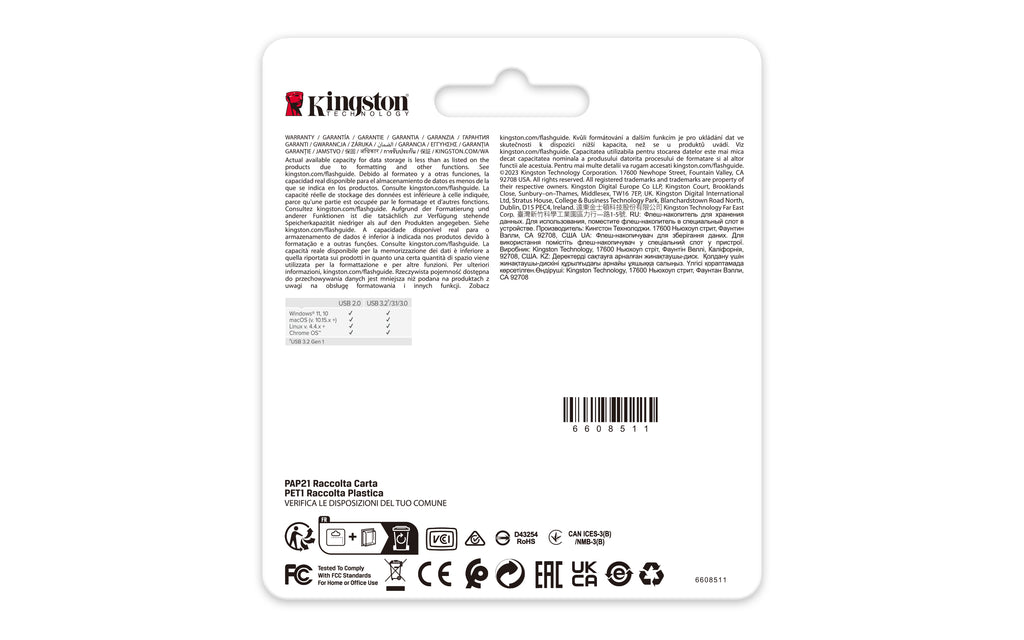 Kingston Technology DataTraveler 128Go 220Mo/s Clé USB 3.2 Gen 1 Métal SE9 G3